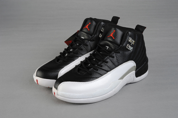 Air Jordan 12 Women Shoes Aaa Black/White Online